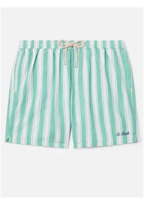 Costume con stampa SAINT BARTH | SYR0002 SYROS JR04047L BIG STRIPES W 5331 EMB